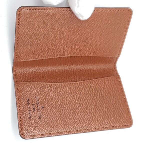 Authentic Louis Vuitton Monogram Canvas Pocket Organizer card wallet 65-121025 - Picture 9 of 12